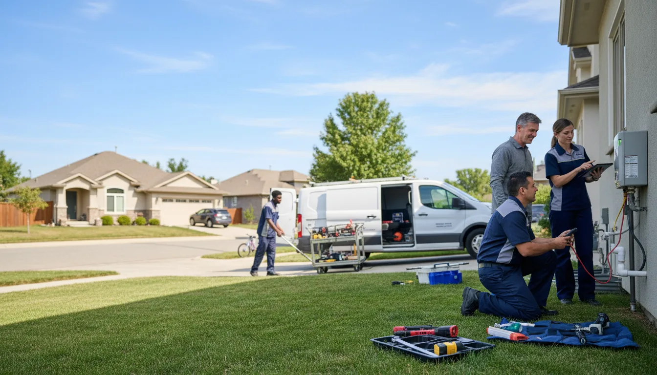 Tankless water heater service in Slaton, TX